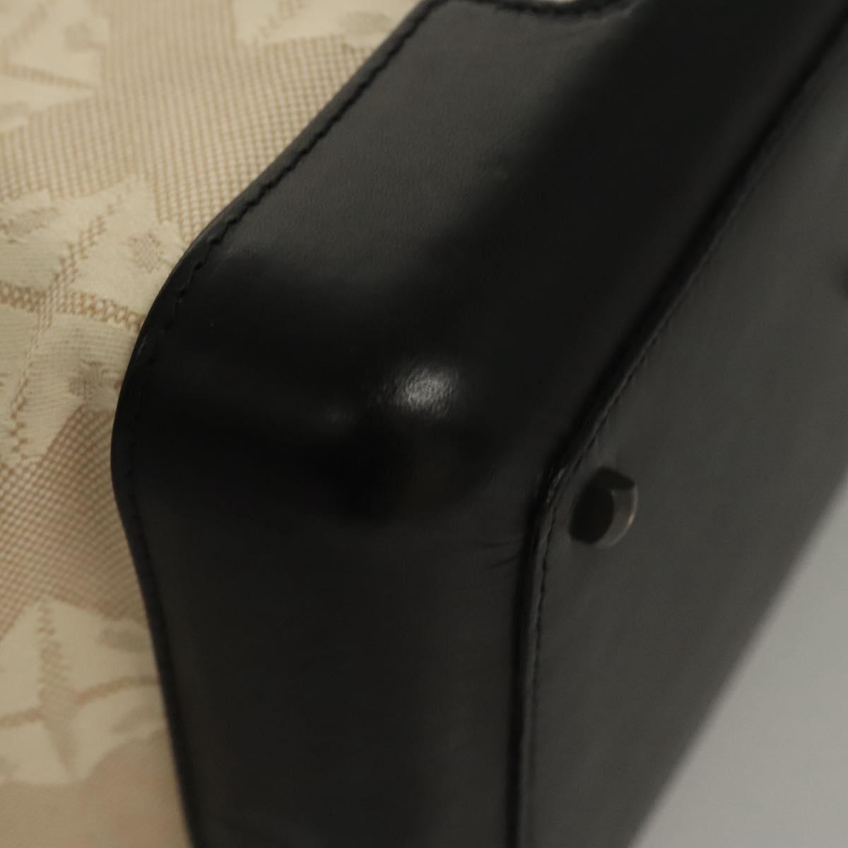 BOTTEGA VENETA Vanity Cosmetic Pouch Canvas Beige Auth bs23916