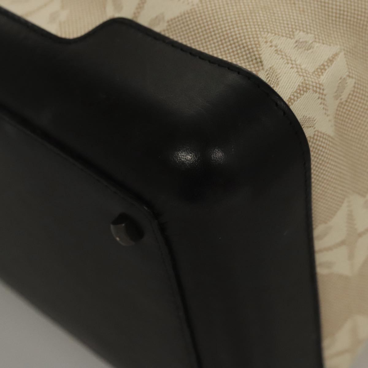 BOTTEGA VENETA Vanity Cosmetic Pouch Canvas Beige Auth bs23916