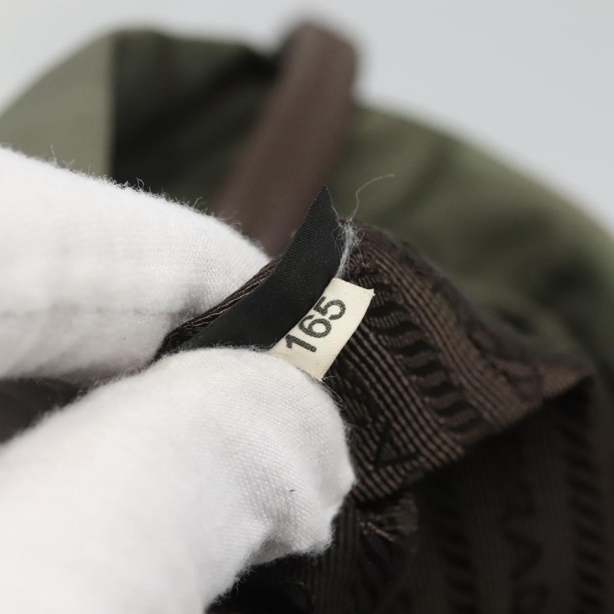 PRADA Shoulder Bag Nylon Khaki Auth bs23949