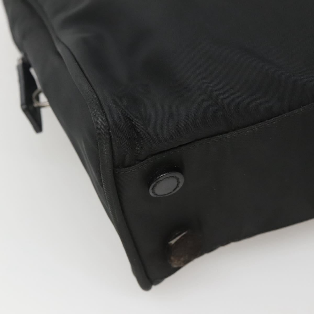 PRADA Hand Bag Nylon Black Auth bs24002