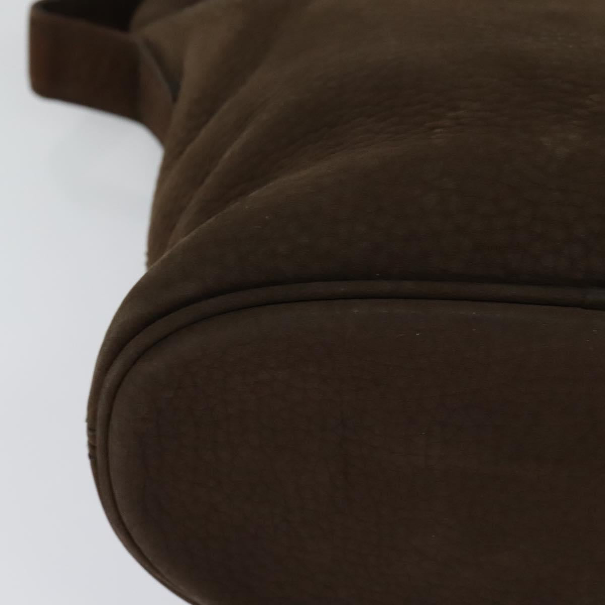 Coach Shoulder Bag Leather Brown Auth bs24024