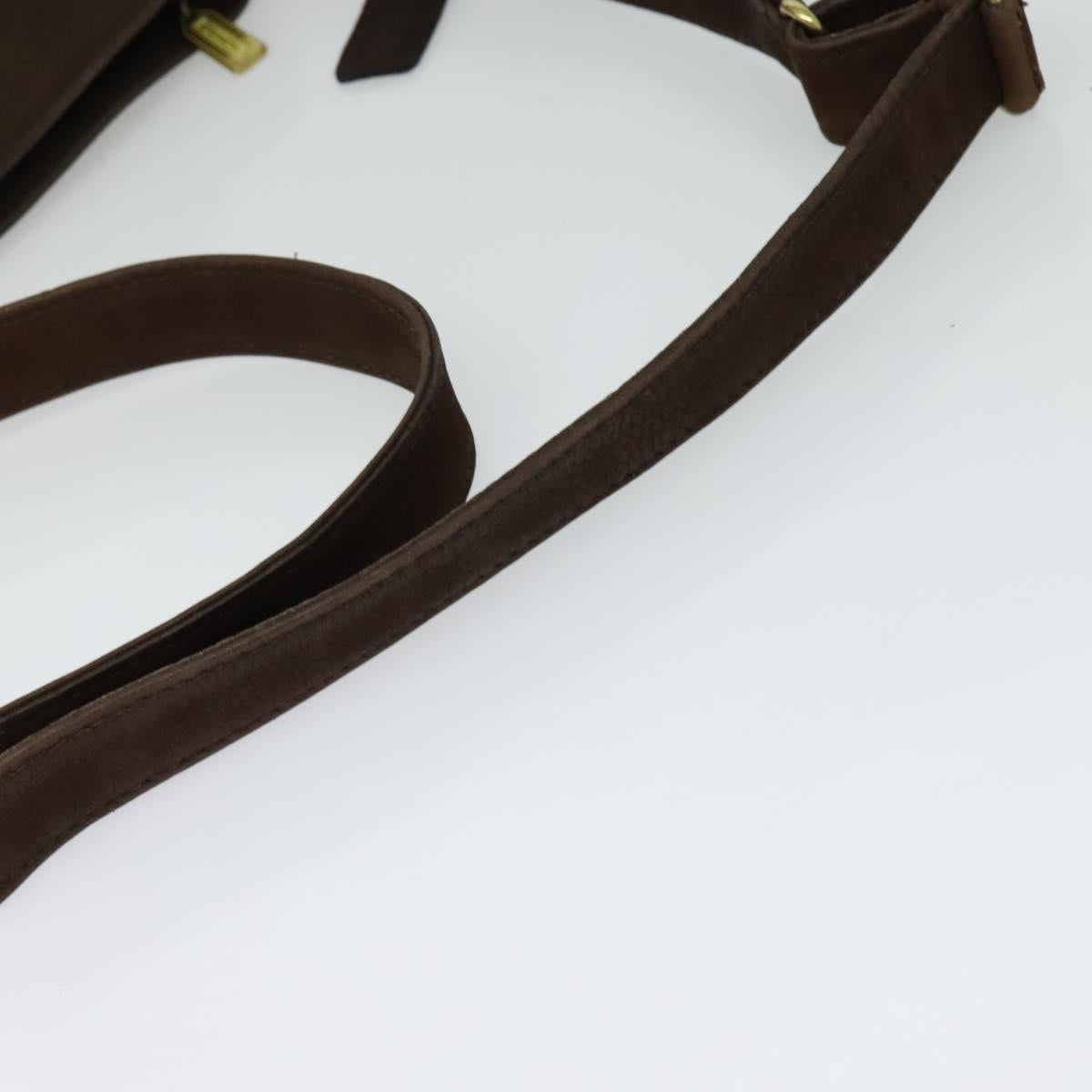 Coach Shoulder Bag Leather Brown Auth bs24024