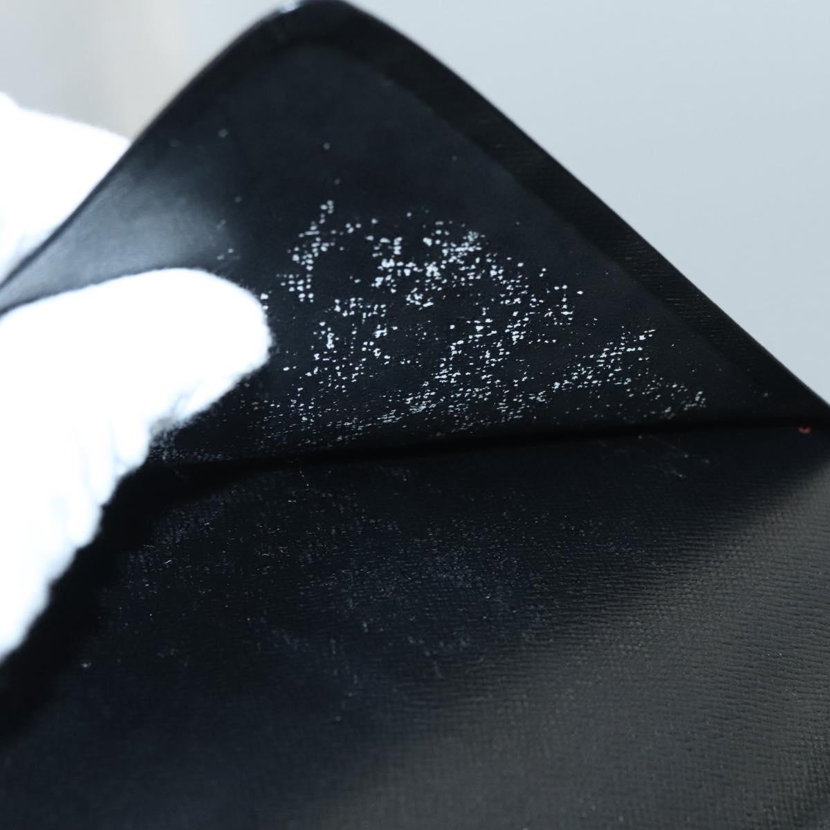 LOUIS VUITTON Epi Agenda MM Day Planner Cover Black R20042 LV Auth bs24082