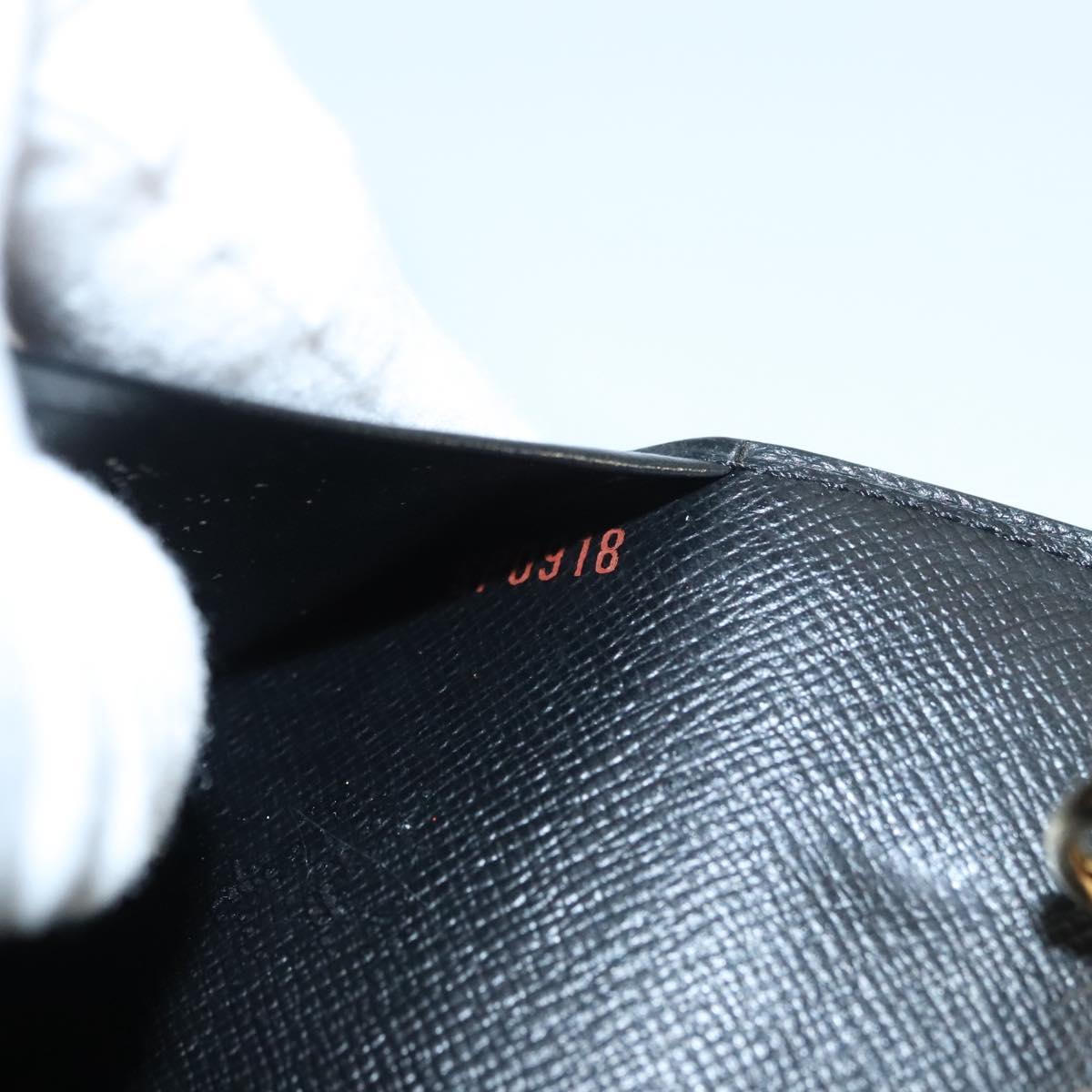 LOUIS VUITTON Epi Agenda MM Day Planner Cover Black R20042 LV Auth bs24082