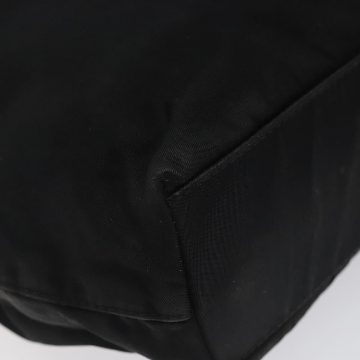 Christian Dior Maris Pearl Hand Bag Nylon Black Auth bs24098