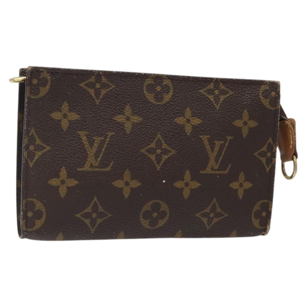 LOUIS VUITTON Monogram Bucket PM Accessory Pouch LV Auth bs24146