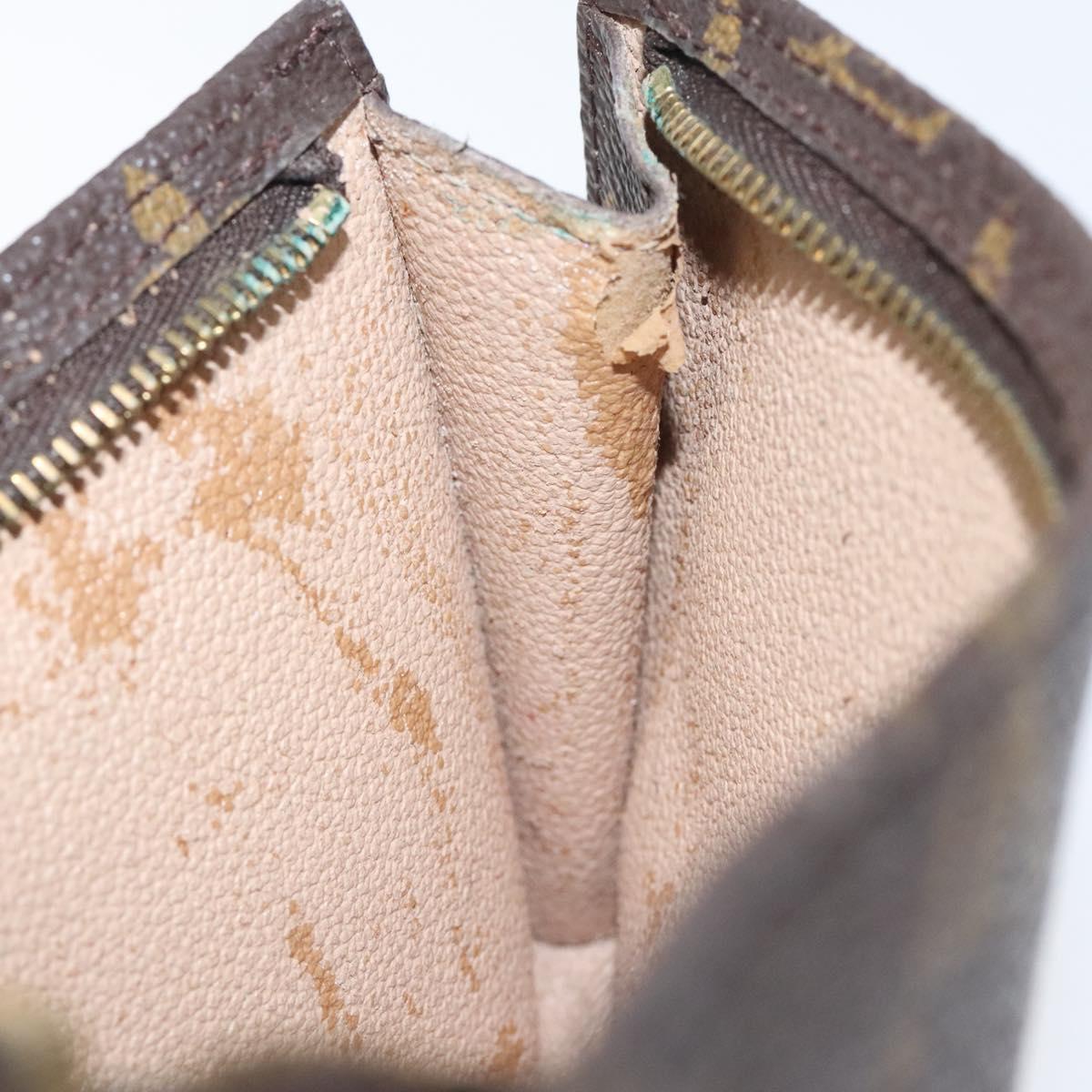 LOUIS VUITTON Monogram Bucket PM Accessory Pouch LV Auth bs24146