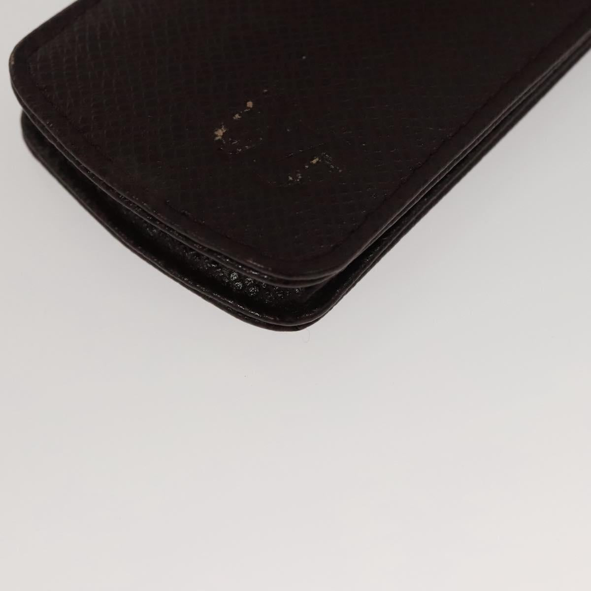 LOUIS VUITTON Taiga Dog Solo Pen Case Acajou LV Auth bs24147