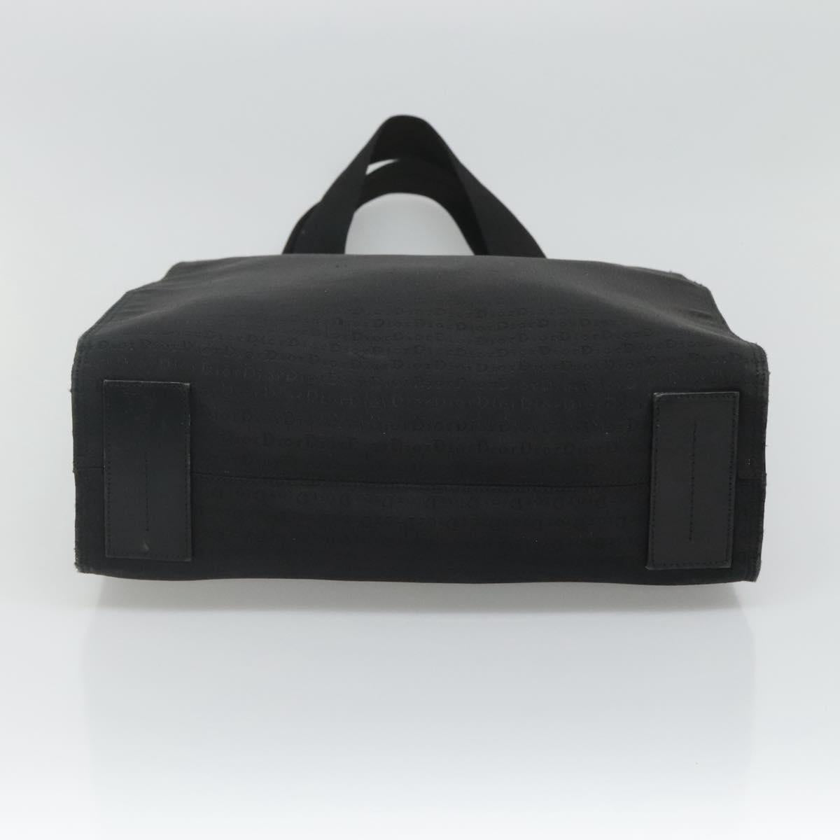 Christian Dior Tote Bag Canvas Black Auth bs24155