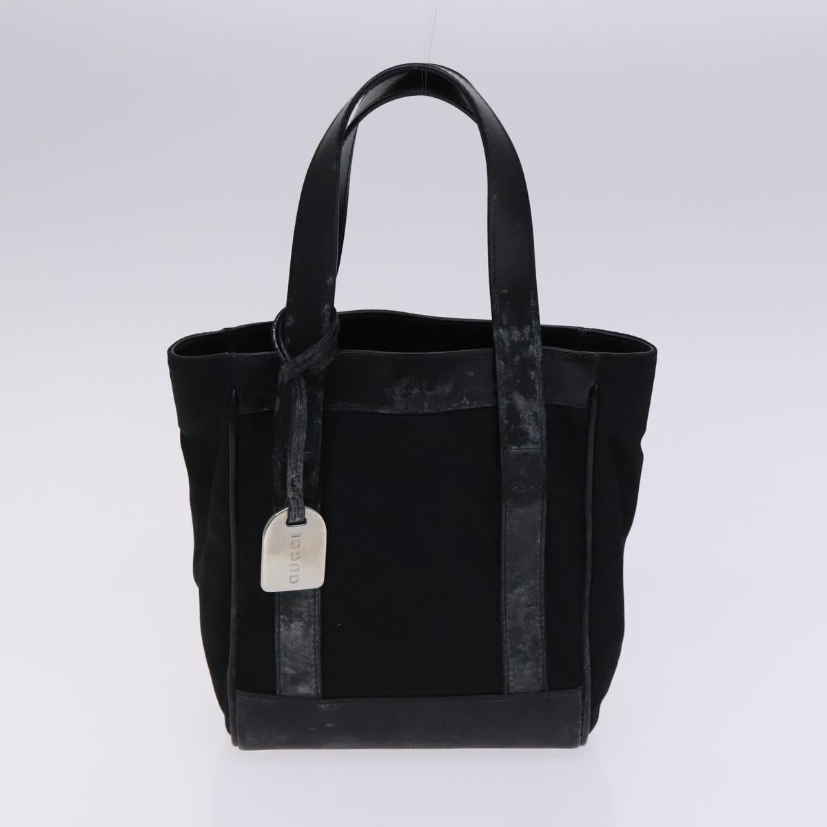 GUCCI GG Canvas Shoulder Bag Patent leather 5Set Black Auth bs24165