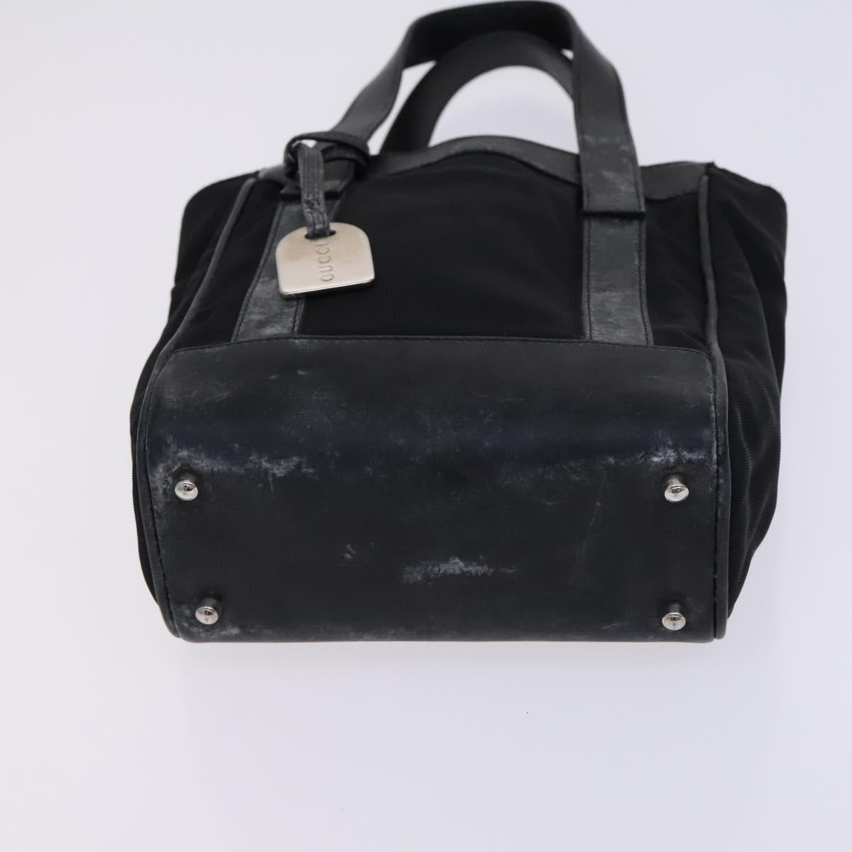 GUCCI GG Canvas Shoulder Bag Patent leather 5Set Black Auth bs24165