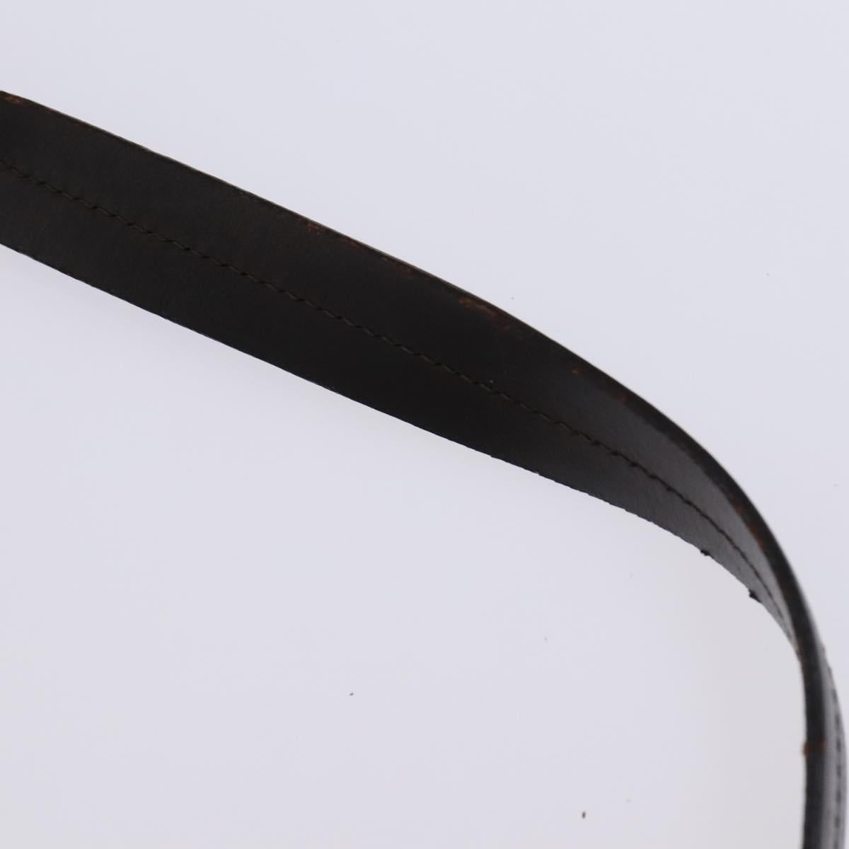 BALLY Shoulder Bag Canvas Leather 5Set Beige Brown Navy Auth bs24168