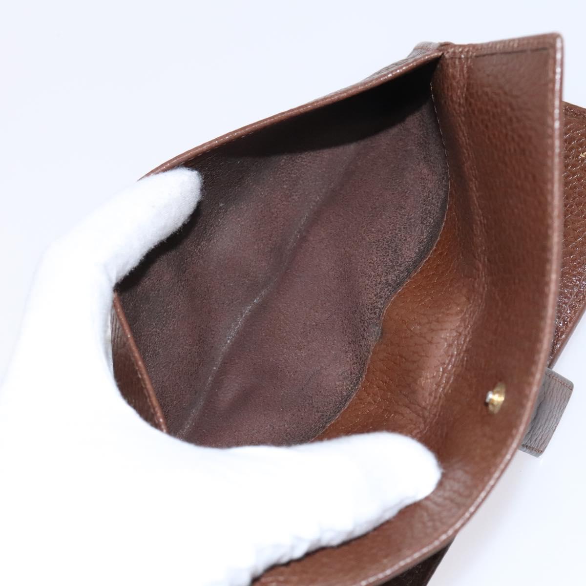 BALLY Shoulder Bag Canvas Leather 5Set Beige Brown Navy Auth bs24168