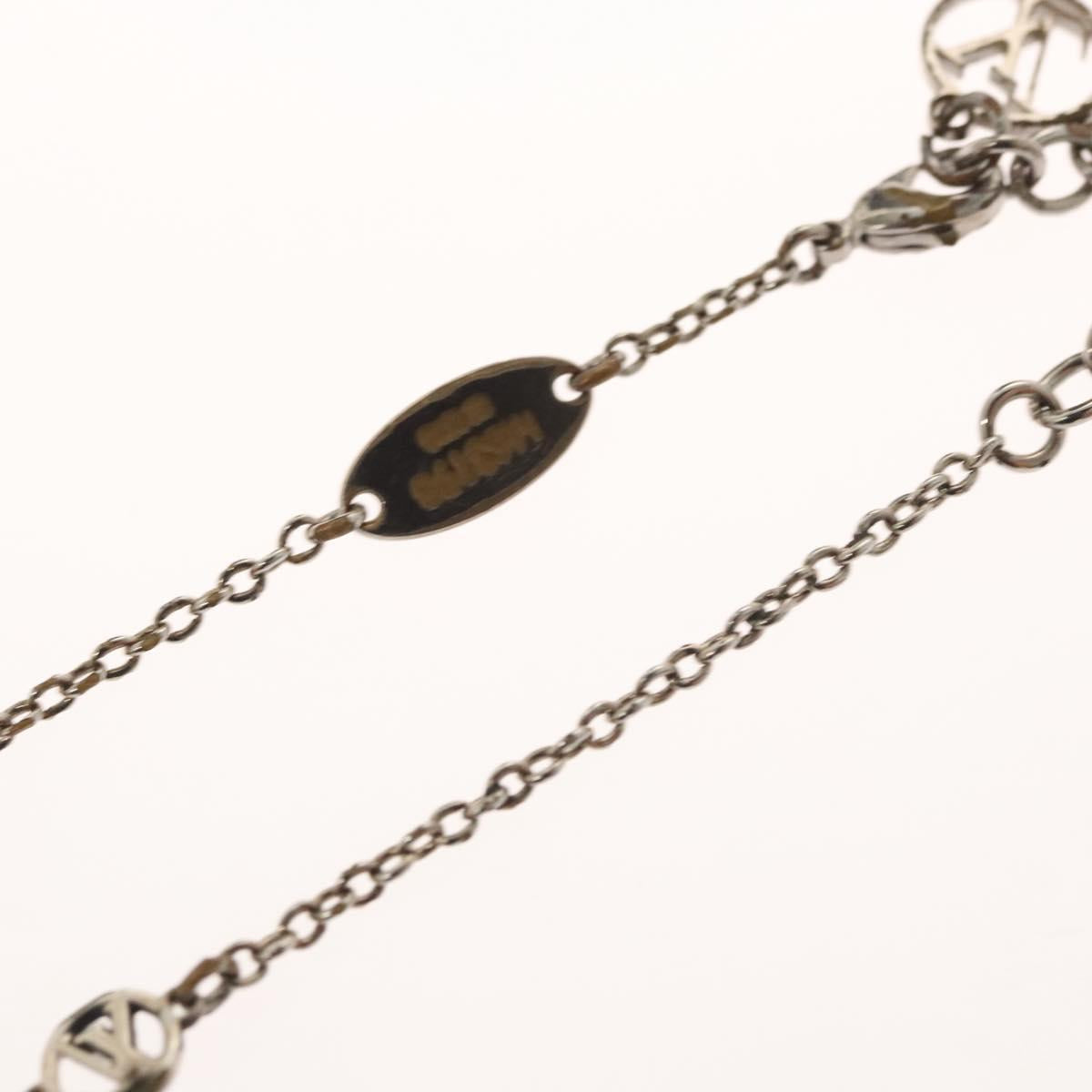 LOUIS VUITTON Essential V Bracelet metal Silver M63198 LV Auth bs24242