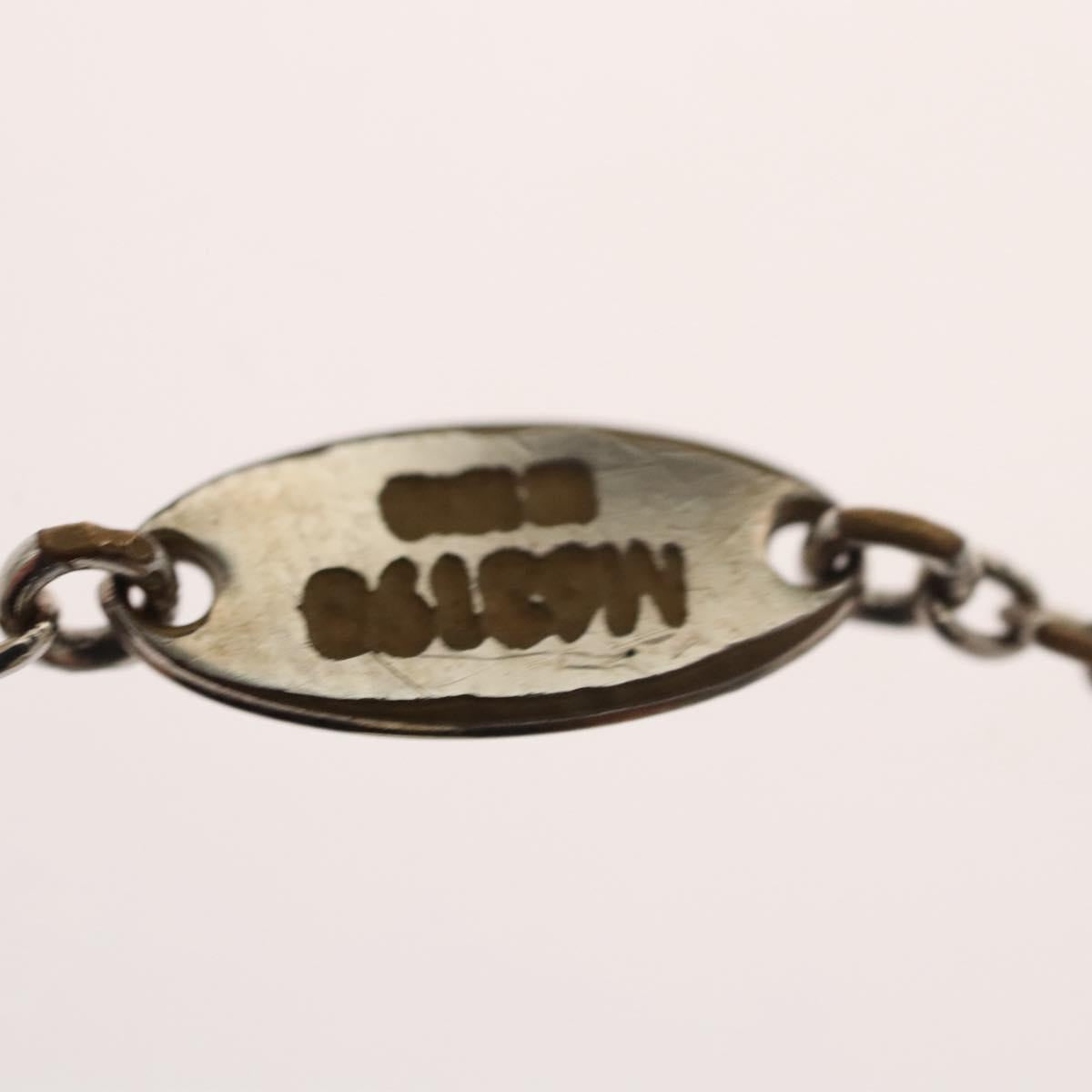 LOUIS VUITTON Essential V Bracelet metal Silver M63198 LV Auth bs24242