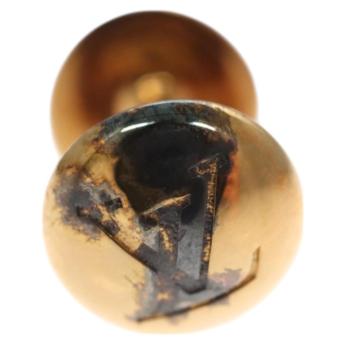 LOUIS VUITTON Bouton De Man Chette Motif Cufflinks Cuffs M30976 LV Auth bs24243