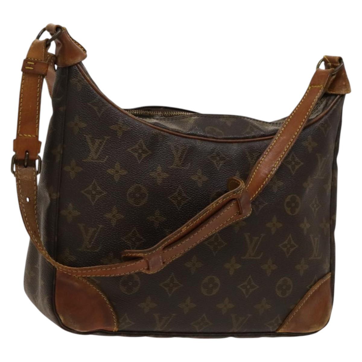 LOUIS VUITTON Monogram Boulogne 30 Shoulder Bag M51265 LV Auth bs24252
