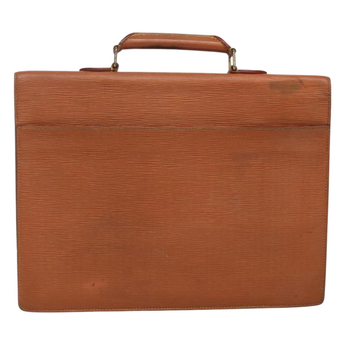 LOUIS VUITTON Epi Serviette Conseiller Zipangu Gold M54428 LV Auth bs24256