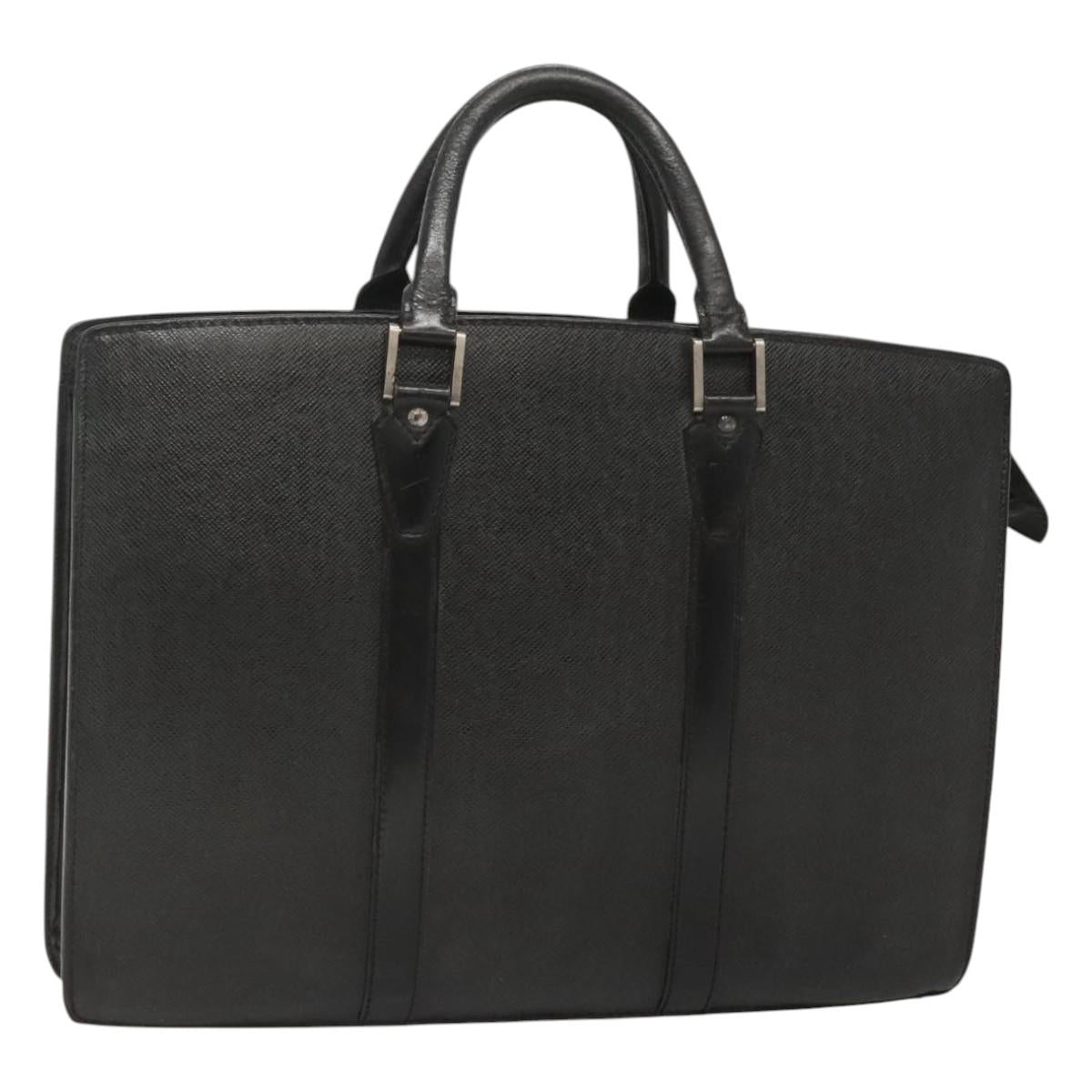 LOUIS VUITTON Taiga Porte Documents Rozan Bag Ardoise M30052 LV Auth bs24257