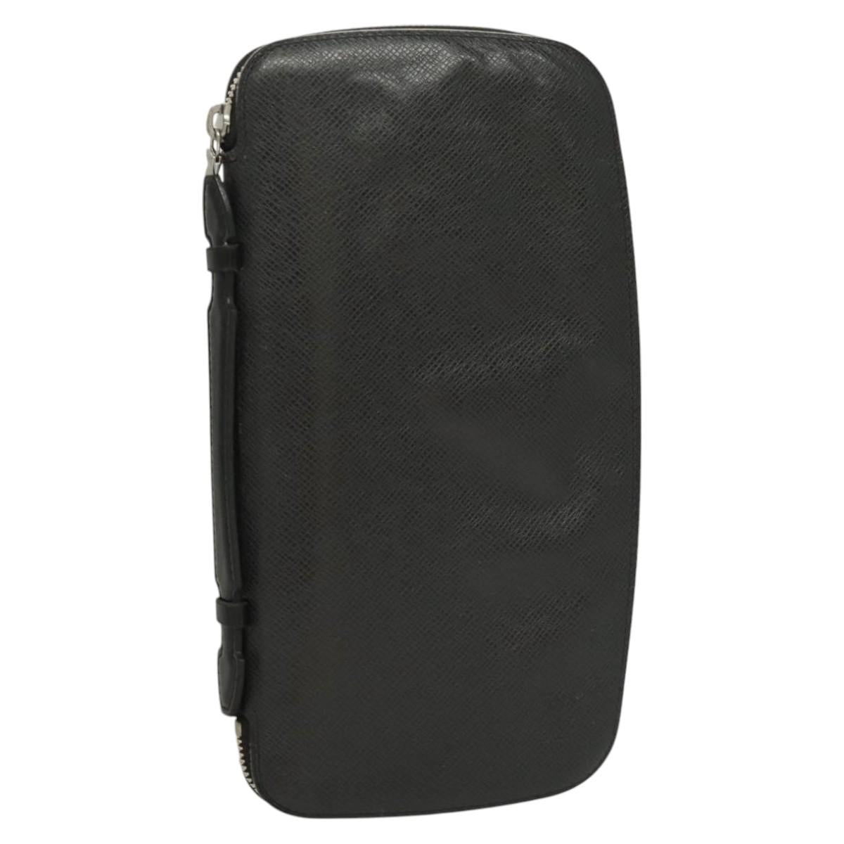 LOUIS VUITTON Taiga Organizer Atoll Travel Case Ardoise M30652 LV Auth bs24260