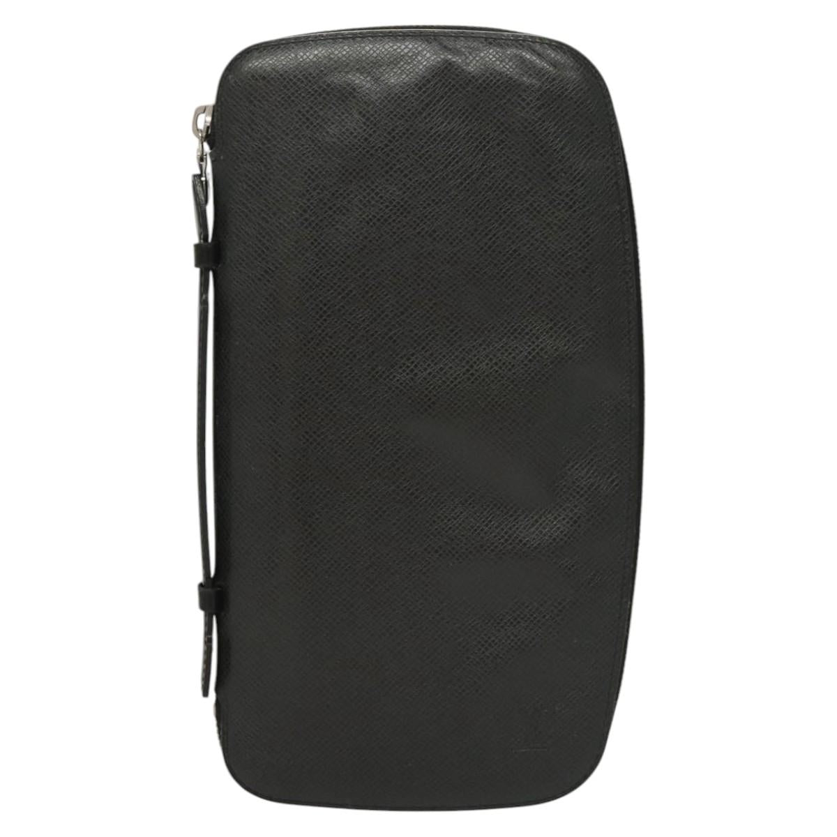 LOUIS VUITTON Taiga Organizer Atoll Travel Case Ardoise M30652 LV Auth bs24260