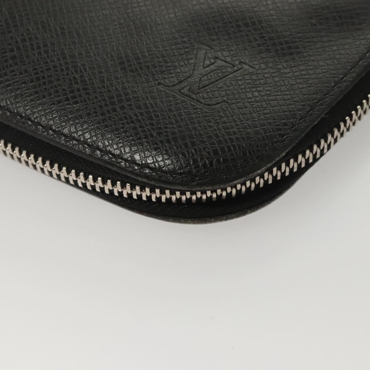 LOUIS VUITTON Taiga Organizer Atoll Travel Case Ardoise M30652 LV Auth bs24260