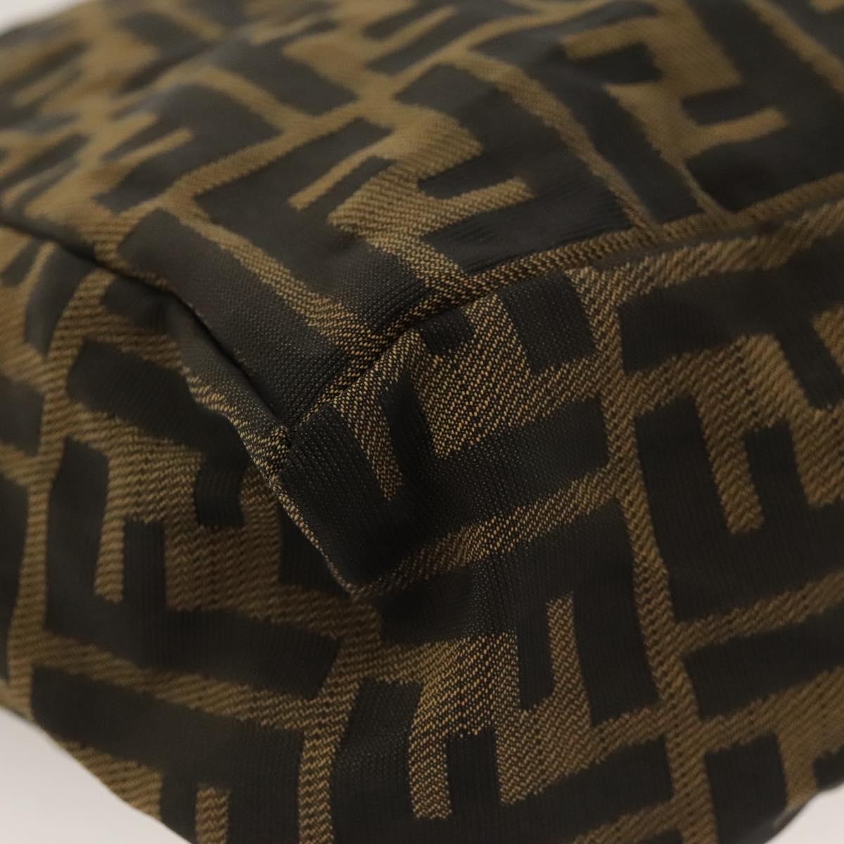 FENDI Zucca Canvas Tote Bag Brown Auth bs24286