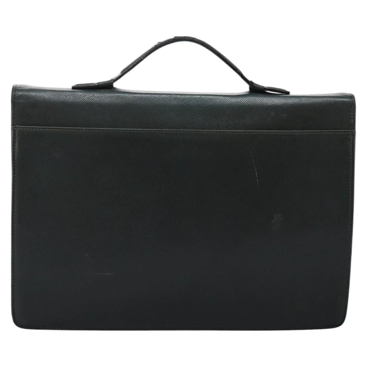 LOUIS VUITTON Taiga Serviette Kourad Business Bag Epicea M30074 LV Auth bs24358