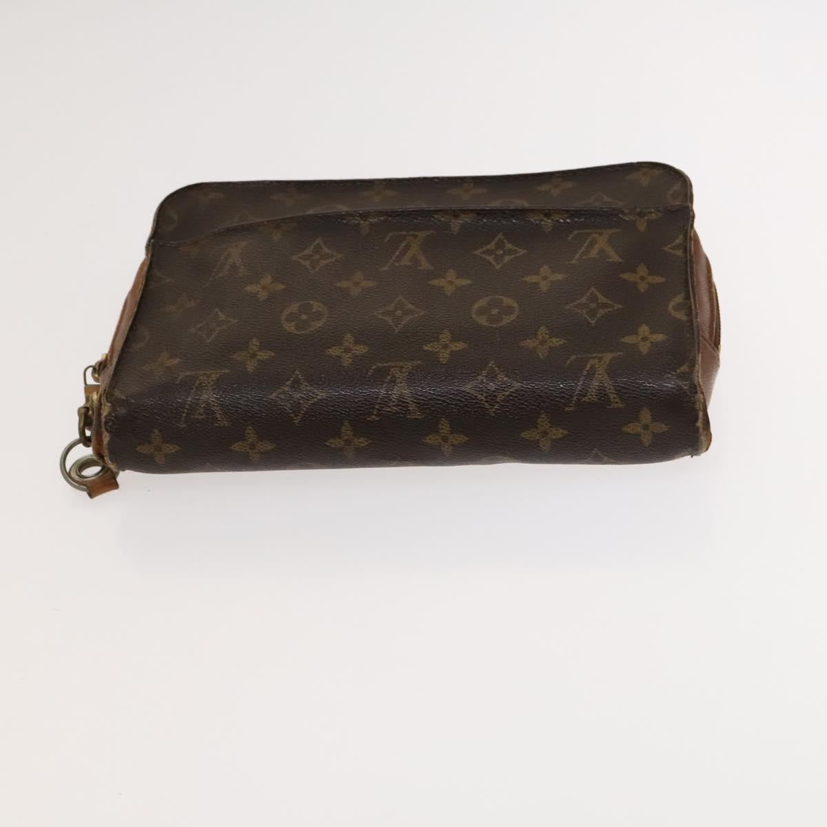 LOUIS VUITTON Monogram Clutch Bag 2Set LV Auth bs24403