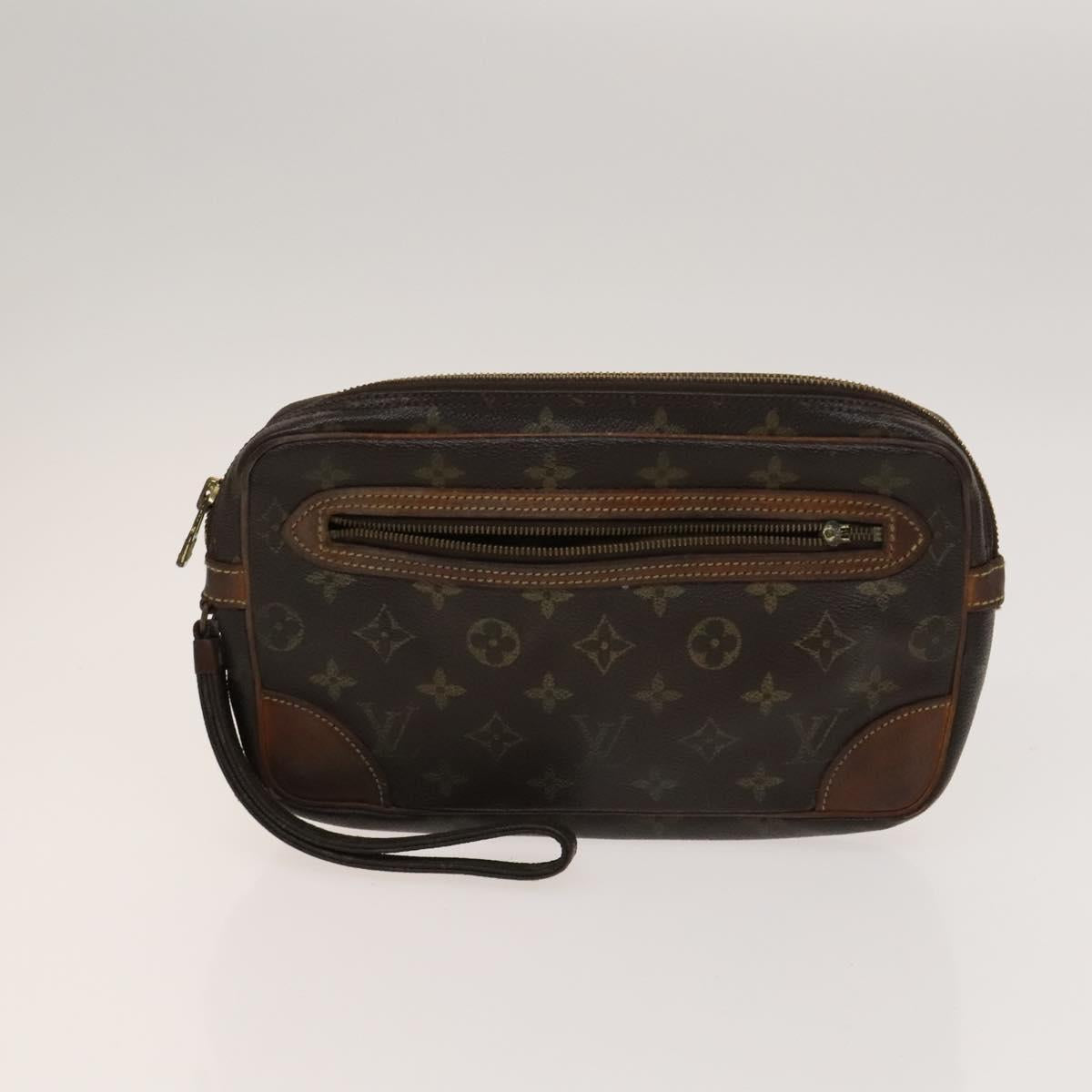 LOUIS VUITTON Monogram Clutch Bag 2Set LV Auth bs24403