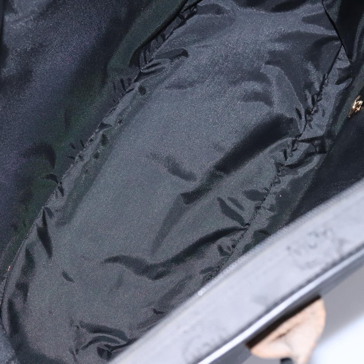 MCM Tote Bag Nylon Black Auth bs24480