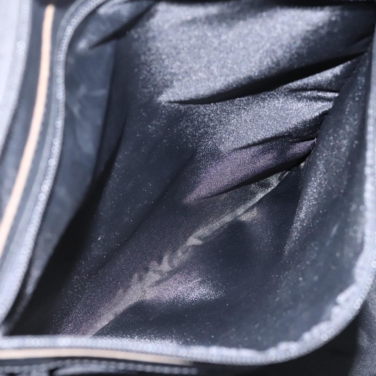 MCM Tote Bag Nylon Black Auth bs24480