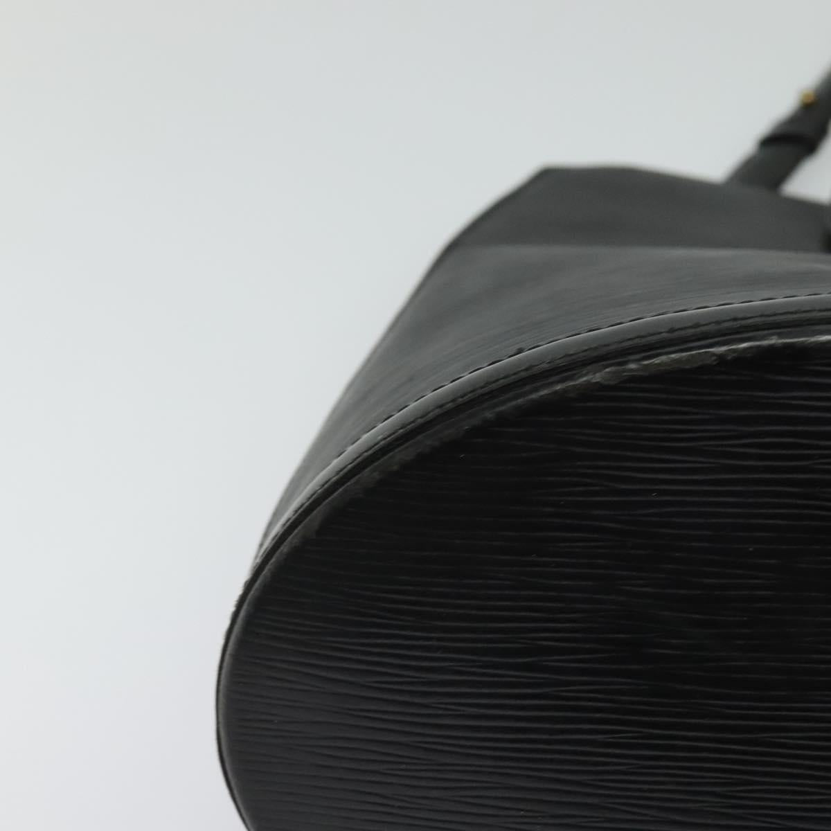 LOUIS VUITTON Epi Cluny Shoulder Bag Black M52252 LV Auth bs24496