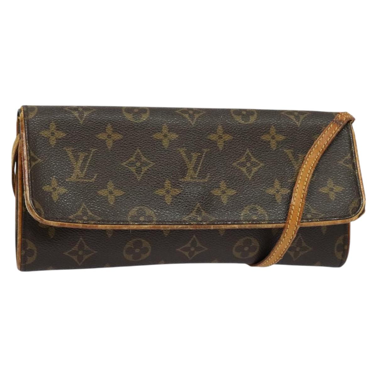 LOUIS VUITTON Monogram Pochette Twin GM Shoulder Bag M51852 LV Auth bs24501