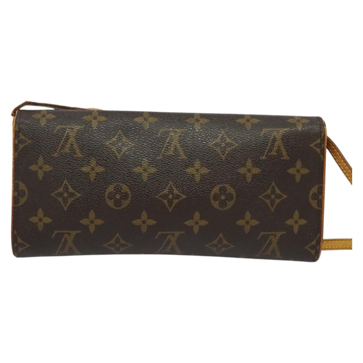 LOUIS VUITTON Monogram Pochette Twin GM Shoulder Bag M51852 LV Auth bs24501