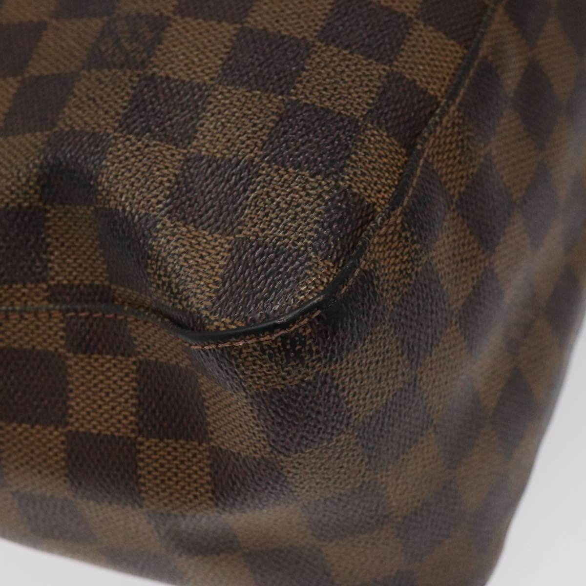 LOUIS VUITTON Damier Ebene Looping GM Shoulder Bag N51144 LV Auth bs24504