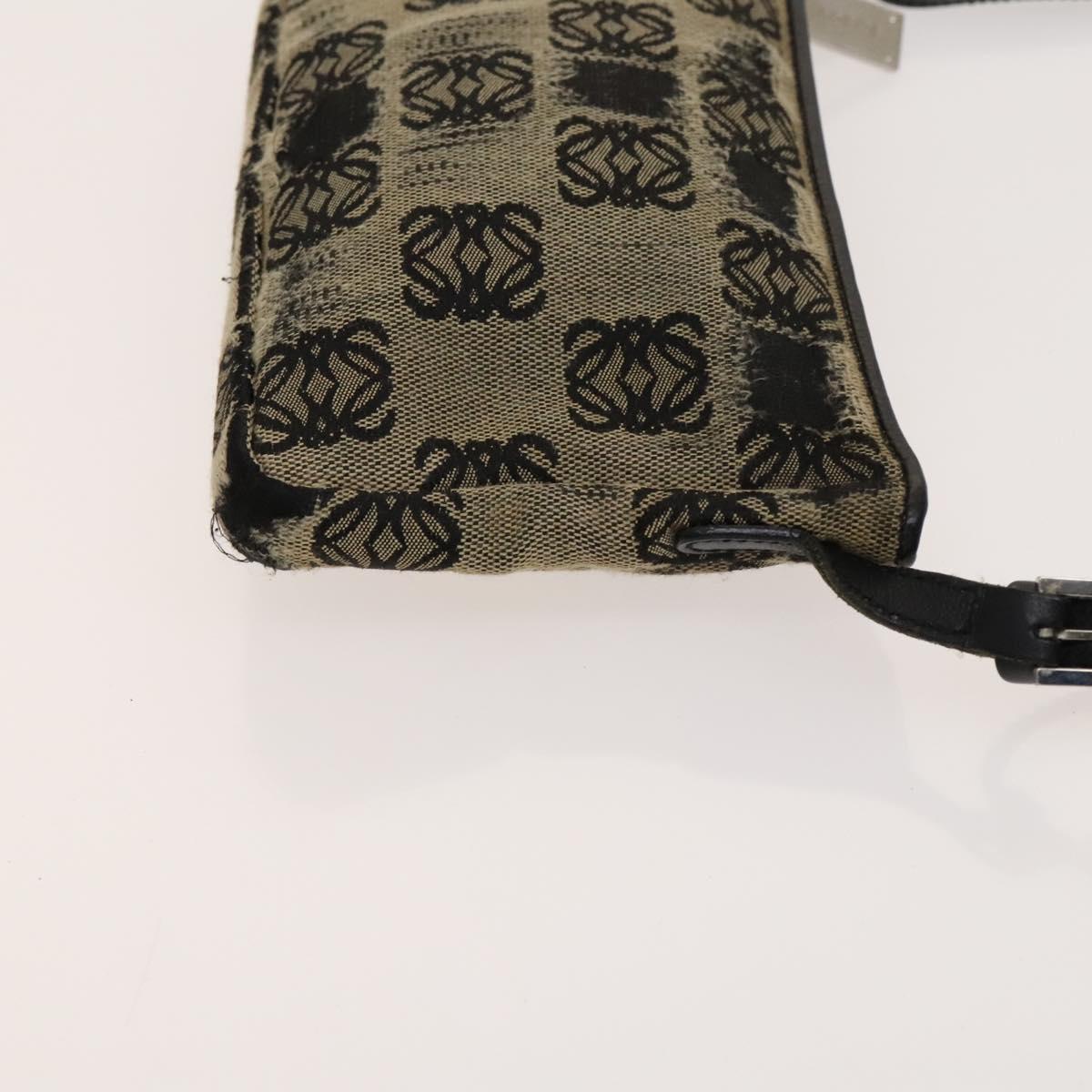 LOEWE Anagram Bag Canvas 2Set Navy Auth bs24508