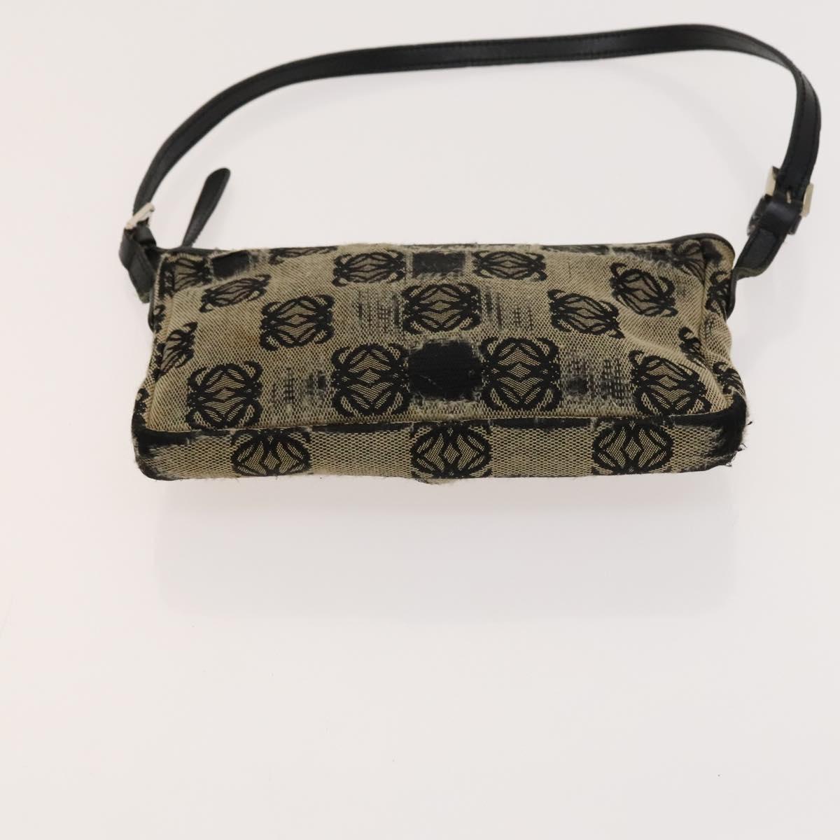 LOEWE Anagram Bag Canvas 2Set Navy Auth bs24508