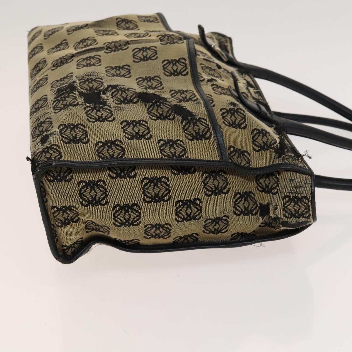 LOEWE Anagram Bag Canvas 2Set Navy Auth bs24508