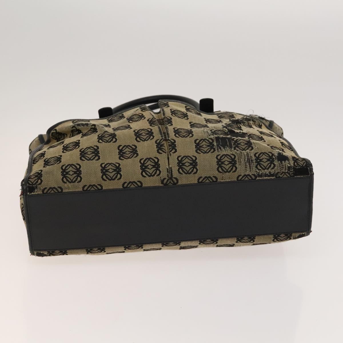 LOEWE Anagram Bag Canvas 2Set Navy Auth bs24508