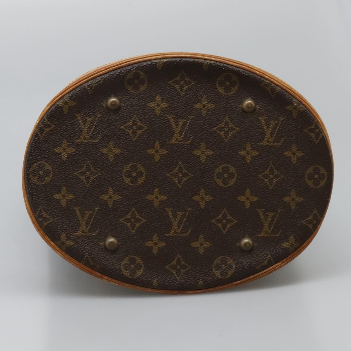 LOUIS VUITTON Monogram Bucket GM Shoulder Bag M42236 LV Auth bs24567