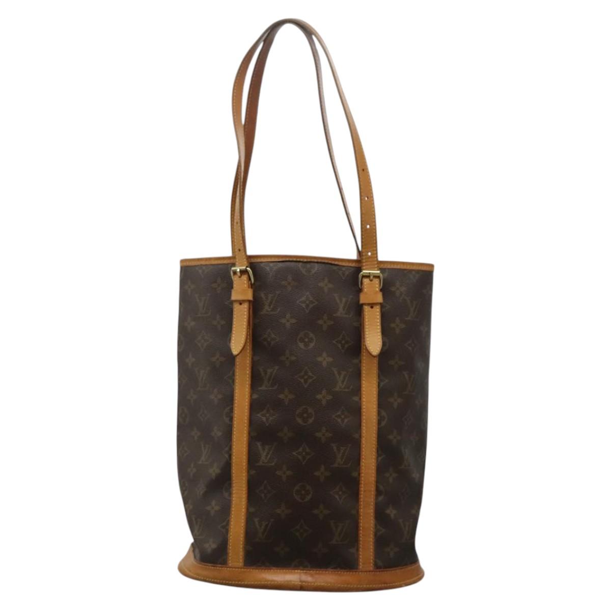 LOUIS VUITTON Monogram Bucket GM Shoulder Bag M42236 LV Auth bs24567