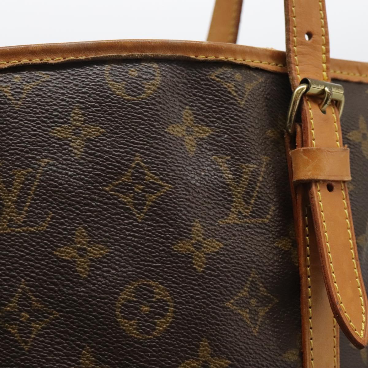 LOUIS VUITTON Monogram Bucket GM Shoulder Bag M42236 LV Auth bs24567