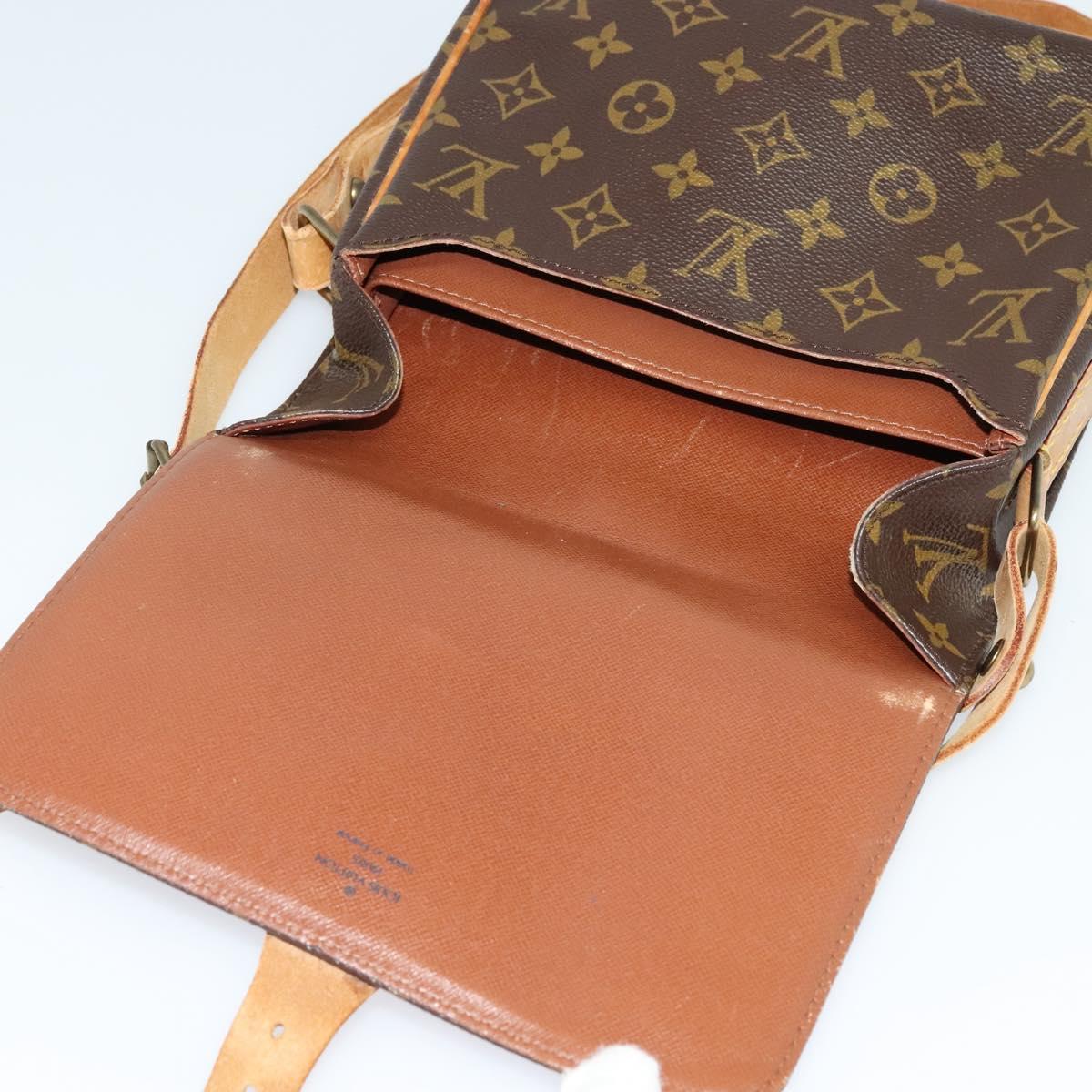 LOUIS VUITTON Monogram Cartouchiere MM Shoulder Bag M51253 LV Auth bs24573
