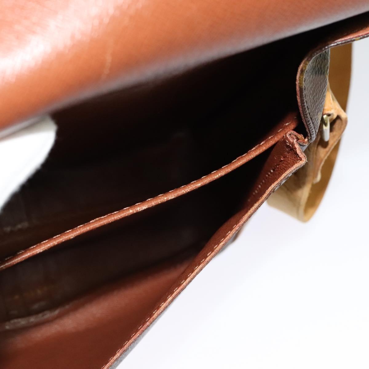 LOUIS VUITTON Monogram Cartouchiere MM Shoulder Bag M51253 LV Auth bs24573