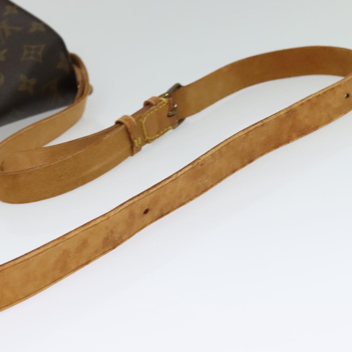 LOUIS VUITTON Monogram Cartouchiere MM Shoulder Bag M51253 LV Auth bs24573