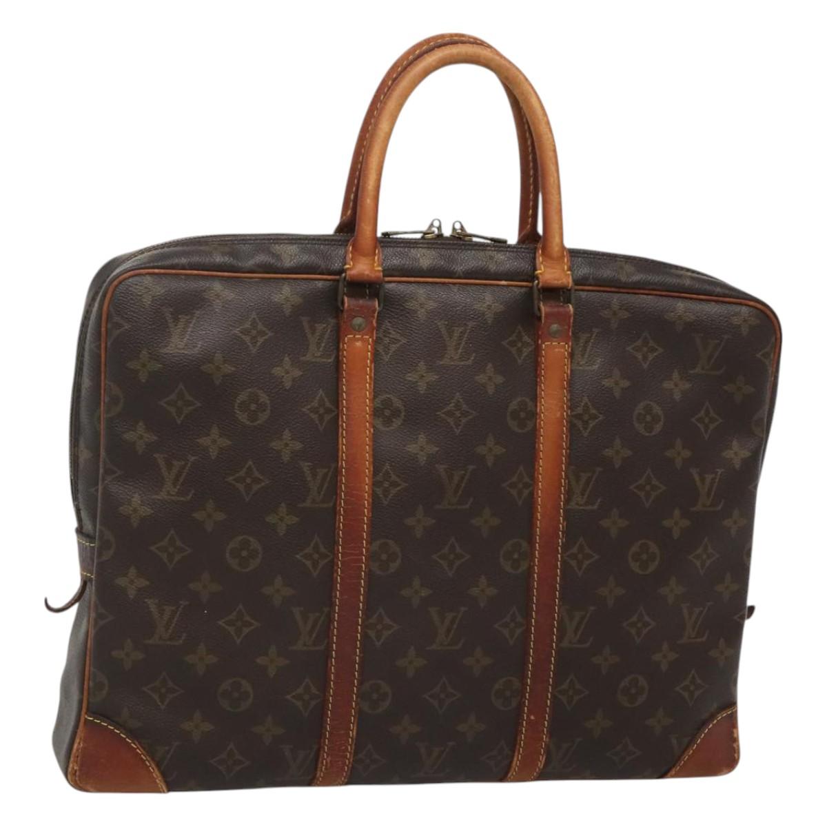 LOUIS VUITTON Monogram Porte Documents Voyage Business Bag M52005 Auth bs24589