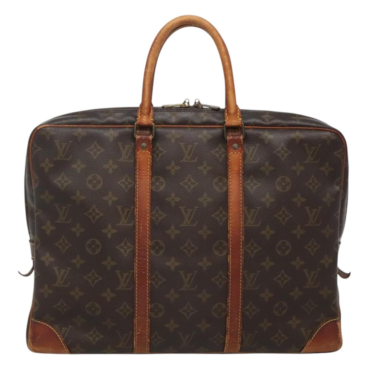 LOUIS VUITTON Monogram Porte Documents Voyage Business Bag M52005 Auth bs24589
