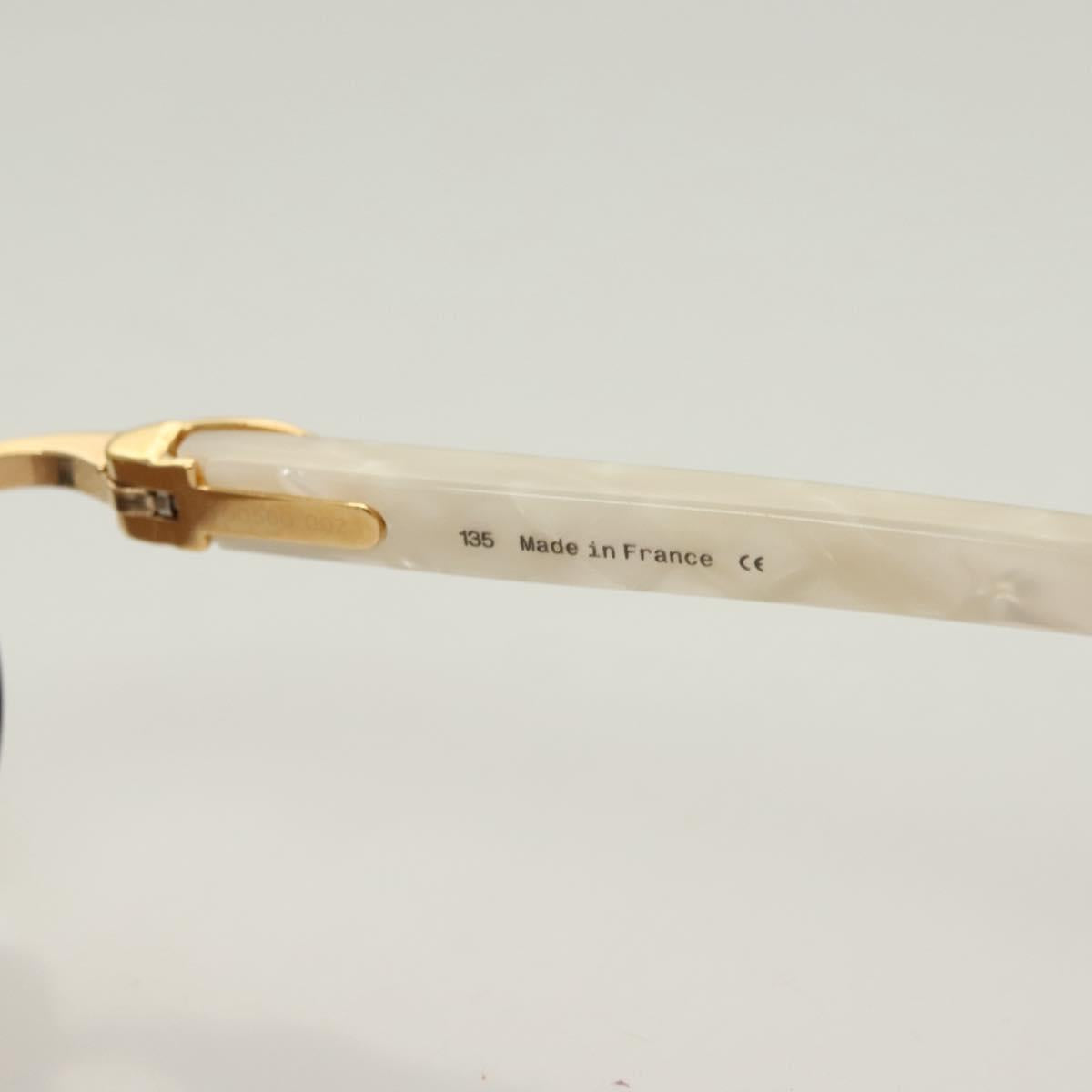 CARTIER Sunglasses plastic Brown Auth bs24633SAV