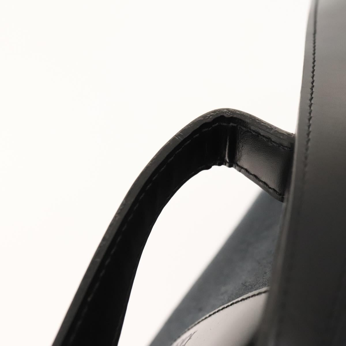 Gianni Versace Hand Bag Canvas 2way Black Silver Auth bs24675